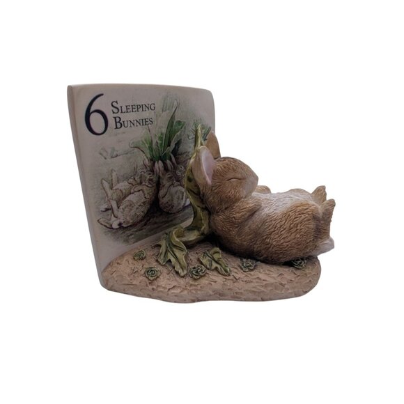 1997 The World of BEATRIX POTTER "6 Sleeping Bunnies" Figurine plus bonus one - Picture 14 of 16